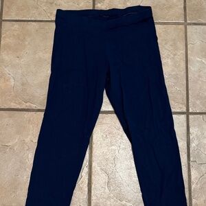 Members Mark Blue XL Girls (14-16) Athletic Leggings Classic Casual Compression